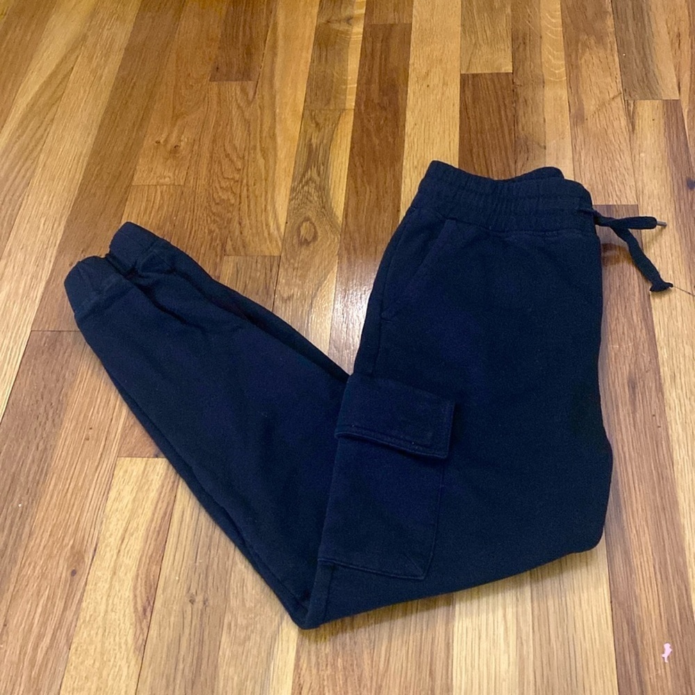 RSQ Boys Black Joggers Size L